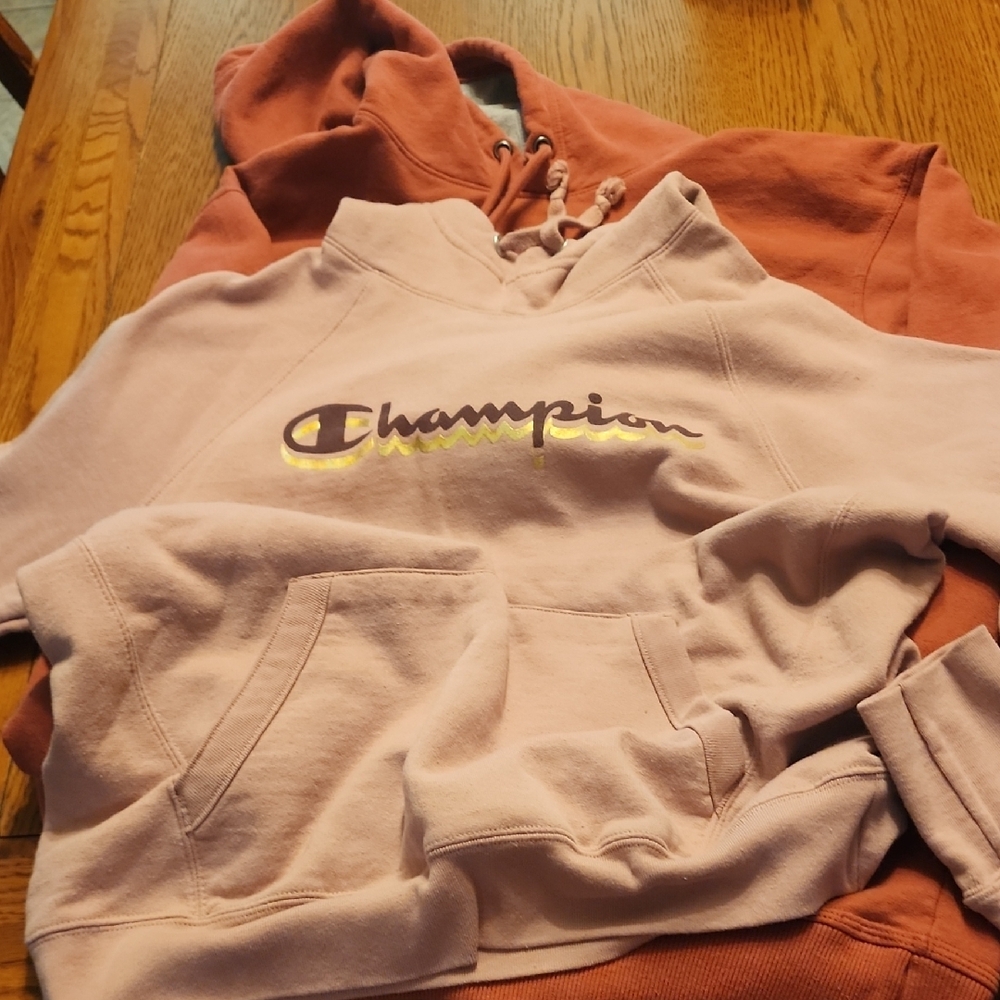 Champion Pink Hoodies